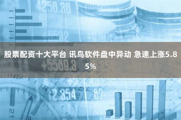 股票配资十大平台 讯鸟软件盘中异动 急速上涨5.85%