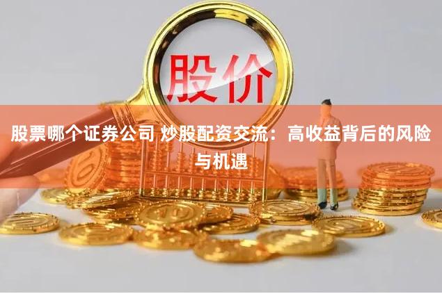 股票哪个证券公司 炒股配资交流：高收益背后的风险与机遇